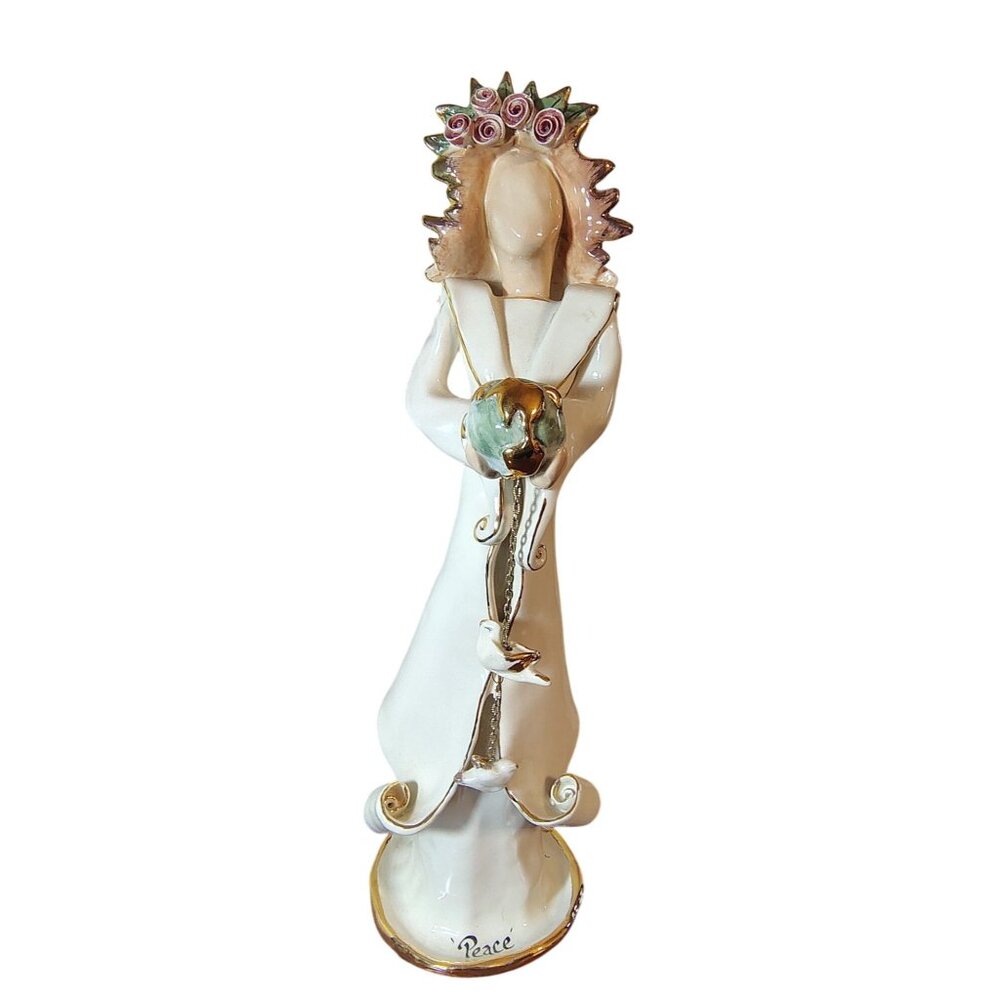 Blue Sky Heather Goldminc Peace Earth World Candle Holder, September 11, 2001